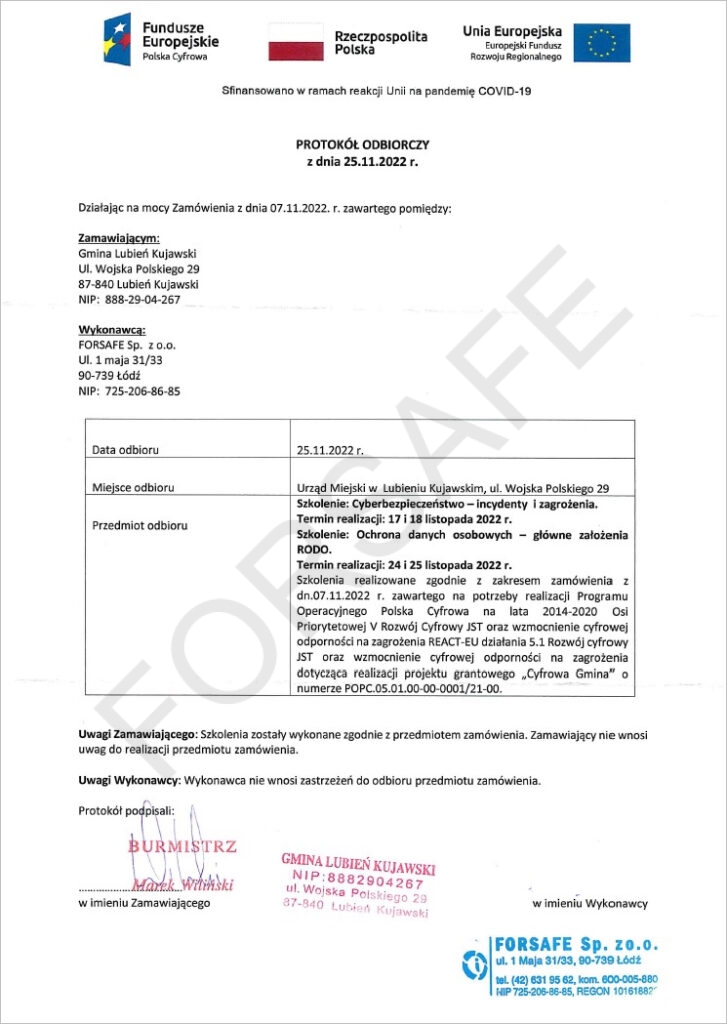 <p>Szkolenie z Cyberbezpieczeństwa</p>
